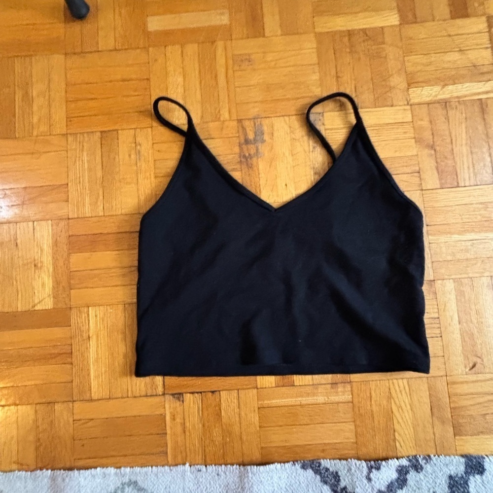 TNA Black Crop Top